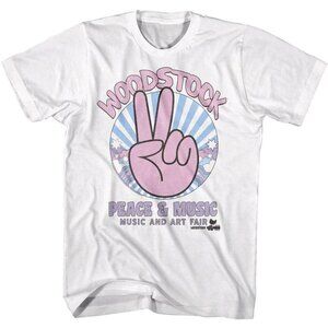 Woodstock Peace Sign 69 Unisex Fan Graphic T-Shirt 181